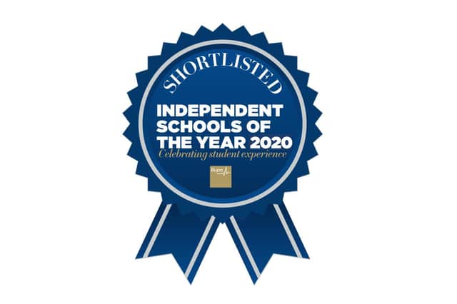 Shortlisted in 2020 Independent School of the Year Awards