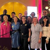 Britain’s Got Talent choir featuring Sussex Police officer performs at Katie Piper Foundation (photo from Sussex Police)
