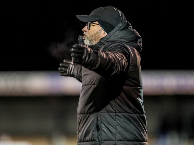 Action from Eastbourne Borough's home defeat by Torquay United in National League South