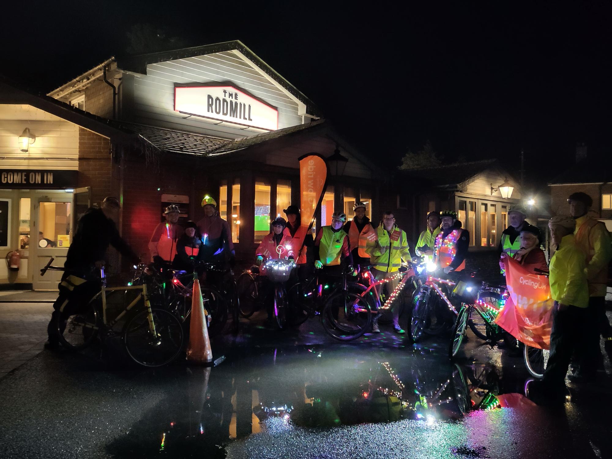 Eastbourne’s “Glow Ride” calling for safer cycling for women and girls