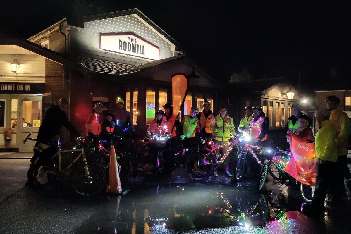 Eastbourne’s “Glow Ride” calling for safer cycling for women and girls