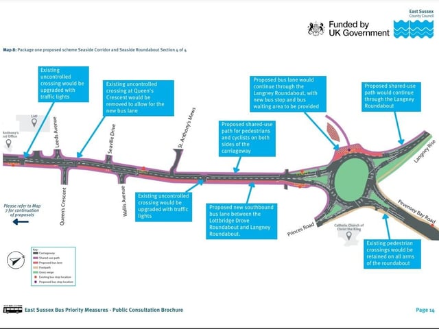 East Sussex Bus Service Improvement Plan (BSIP) - Bus Priorty Measures public consultation brochure