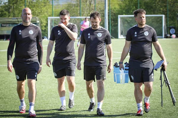 From left  Tommy Haddon Jon Hart Jamie Buckett and Leon Morris | Picture: Will Hugall