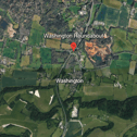 According to AA Traffic News, two vehicles have collided on the A24 northbound, near Washington roundabout, on Saturday morning (October 10). Photo: Google Earth