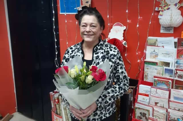 Julie Bohannon from the Post Office and SPAR convenience store in Handcross is retiring after 35 years