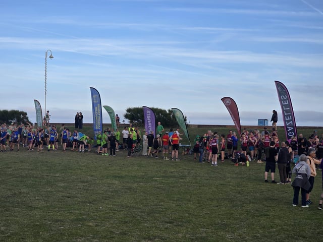 The Arunners five-mile beach run took place in Littlehampton