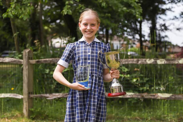 Burgess Hill Girls pupils Amber Mason, 10, won the Young Participant Award at the 2023 Sussex County Amateur Swimming Association’s Volunteering and Achievement Awards