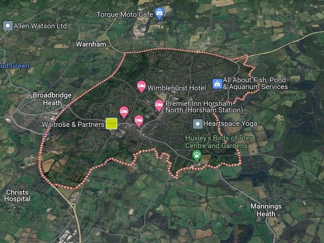 Horsham is the area with the eighth-most (79.19%) 5-star food and hygiene ratings