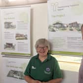 Tuppenny Barn founder Maggie Haynes and CEO Andrew Gueterbock in front of plans for their Transforming Tuppenny Appeal. Photo: contributed
