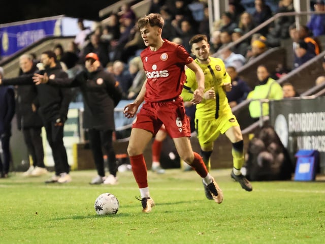 Action from Worthing's National League South win at Farnborough