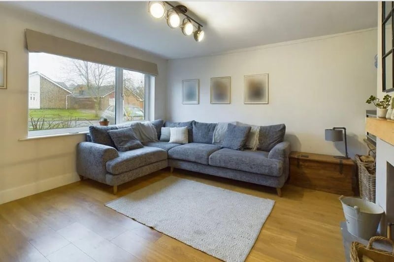The living room is a great size with a large window overlooking the front garden, that floods the room with natural light. There is also a central wood burning stove which gives theroom a cosy feeling on those winter evenings