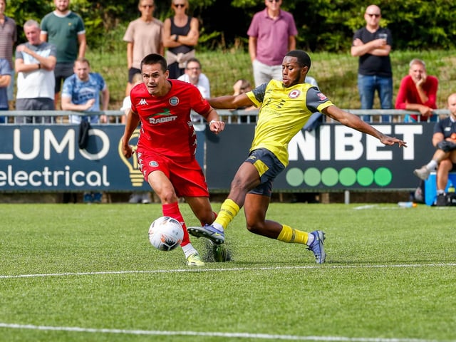 Action from Worthing v Eastbourne Borough