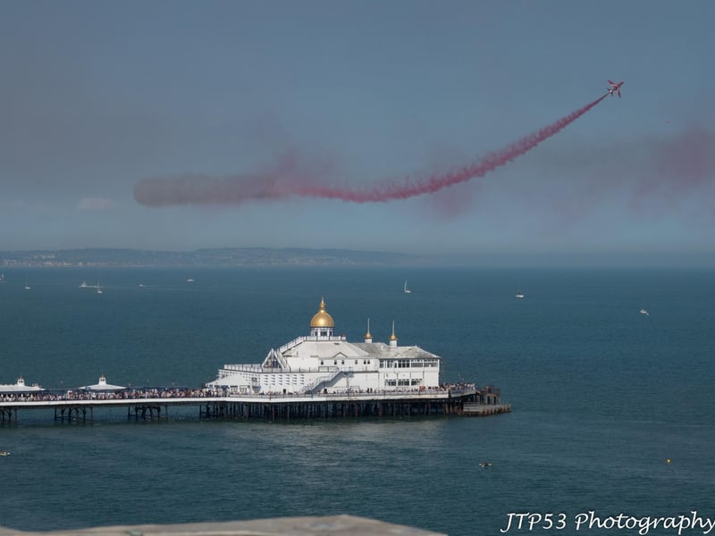 Airbourne 2025 - Eastbourne International Air Show. Red Arrows: Photo by Jeff Penfold JTP53 Photography