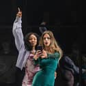 Rachelle Diedericks and Nadia Parkes in The House Party at Chichester Festival Theatre. Photo Ellie Kurttz