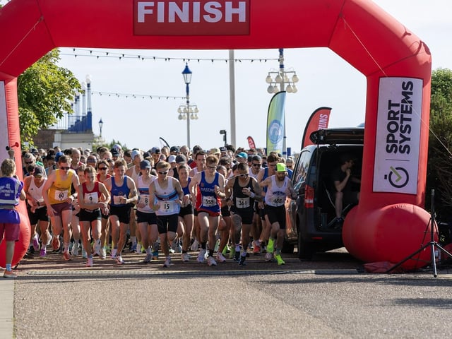 The seventh annual Eastbourne 10k took place in glorious sunshine