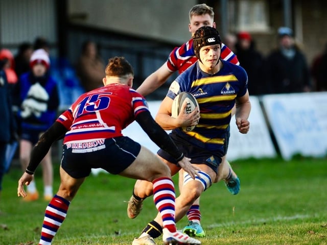 Action from Worthing Raiders v Tonbridge Juddians in National two east