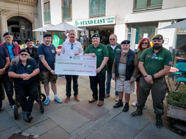 East Sussex Veterans' Hub has received a cash boost towards further development of its community centre in Hastings