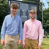 Seaver Cowley and Connor Bettsworth of the Aldridge Cricket Academy (ACA) programme at Brighton Aldridge Community Academy (BACA) are going on a transformational student exchange trip. Picture: Brighton Aldridge Community Academy (BACA)