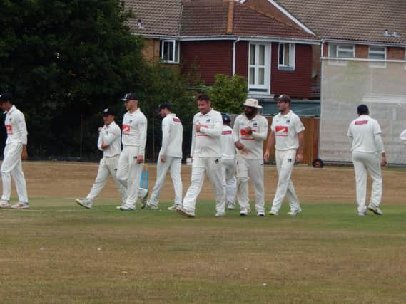 Roffey sealed the Sussex Cricket League Premier Division title with a win at Hastings