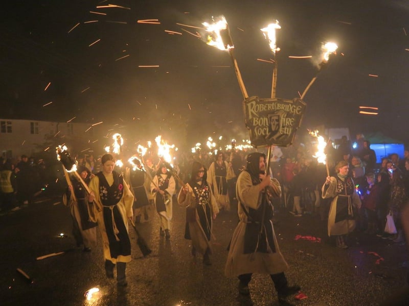Ewhurst & Staplecross Bonfire 2023. Photo by Andrew Clifton.