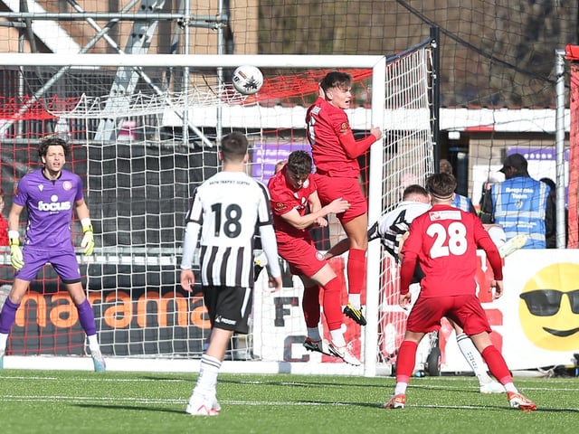 Worthing take on Bath City in front of the TNT Sports cameras at Woodside Road