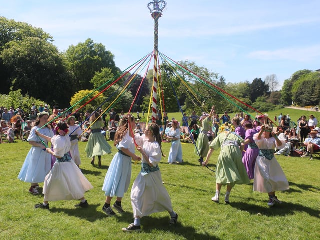 Crowning of the May Queen 2024 in Alexandra Park, Hastings, May 12. Photo by Roberts Photographic.