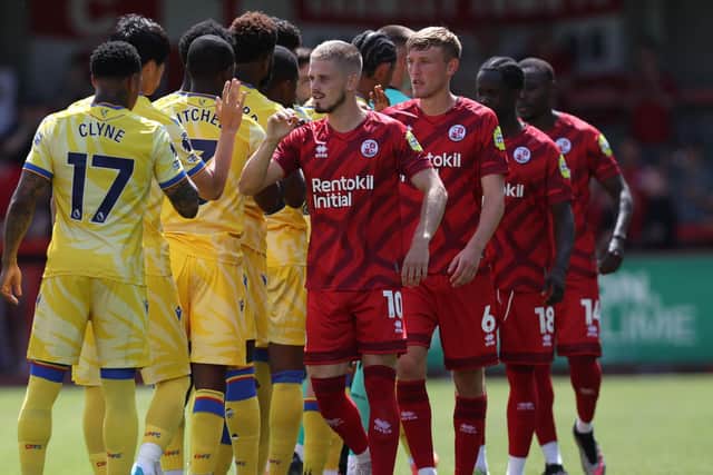 Crawley Town faced Crystal Palace last season at the Broadfield Stadium | Picture: Natalie Mayhew/Butterfly Football