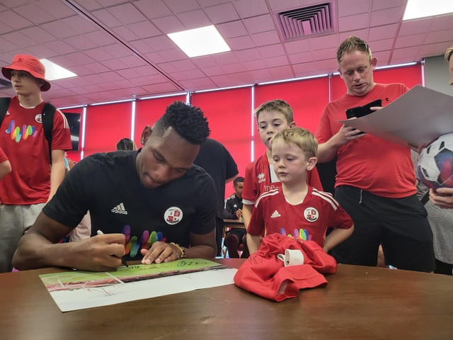 Crawley Town signing session:Crawley Town signing session