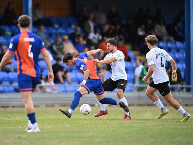Horsham FC moved up to second in the National League South with a hard-fought 2-1 win at Braintree Town