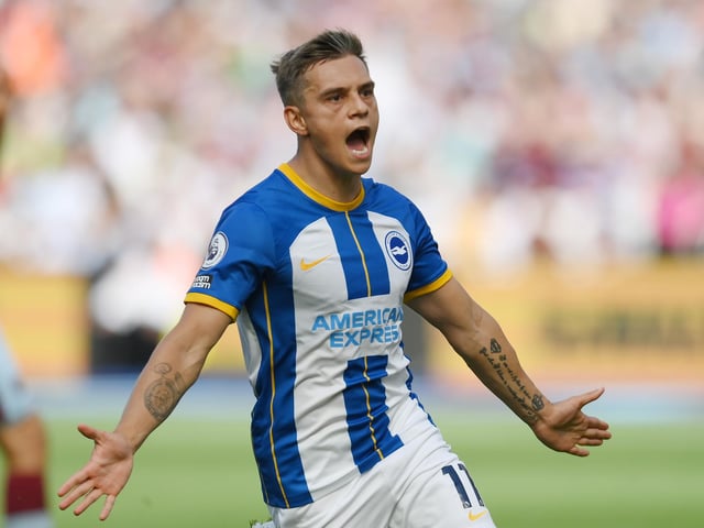 Leandro Trossard take the honour of Albion's highest-rated forward player. The wily Belgian international's 89 acceleration and 92 agility rating is only matched by Tariq Lamptey. The 27-year-old also rates highly in dribbling, pace and sprint speed