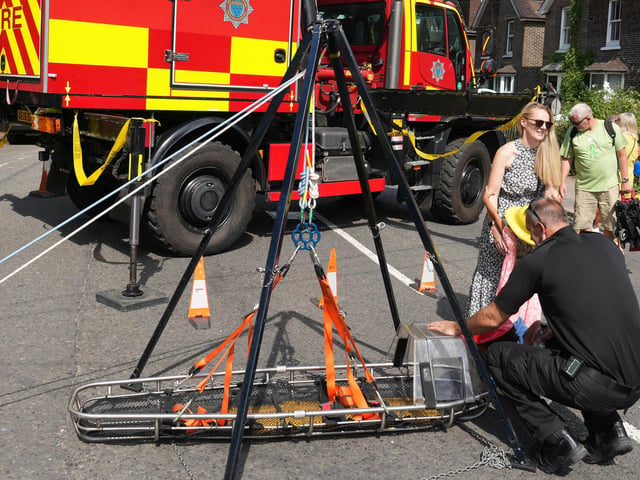 Haywards Heath Fire Station opened their doors and welcomed back the local community for the first time since 2019
