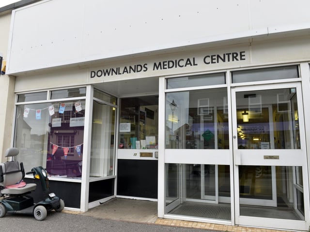 At Downlands Medical Centre in Polegate, 49.9 per cent of people responding to the survey rated their experience of booking an appointment as good or fairly good