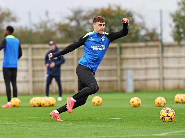 Brajan Gruda hits top speed in training