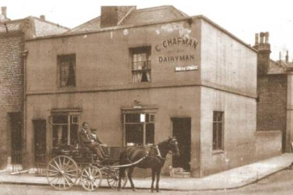 Chapman's Dairy, North Street and Gensing Road, St Leonardss.