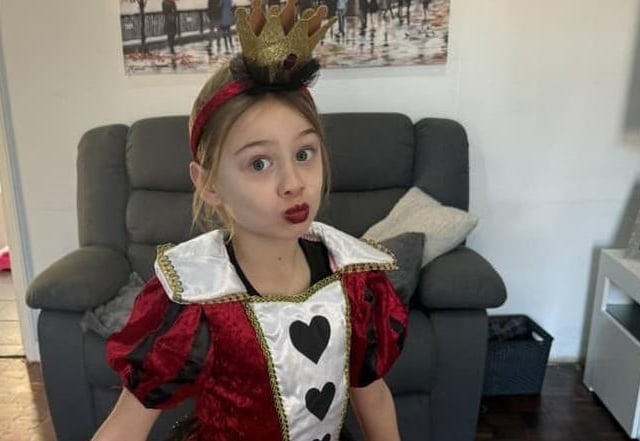 Louise Marie Benn sent in this picture, Queen of Hearts
