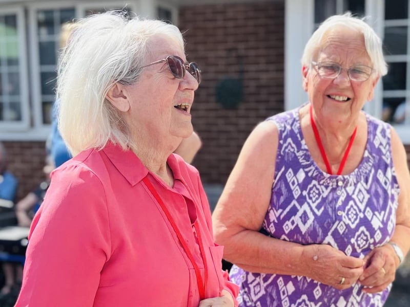 'It was great to have everyone together in the sun'