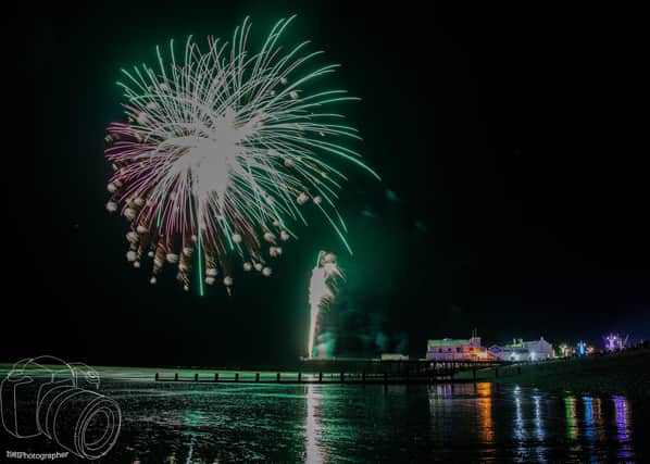 The yearly fireworks help raise money for the Bognor Regis Illuminations.