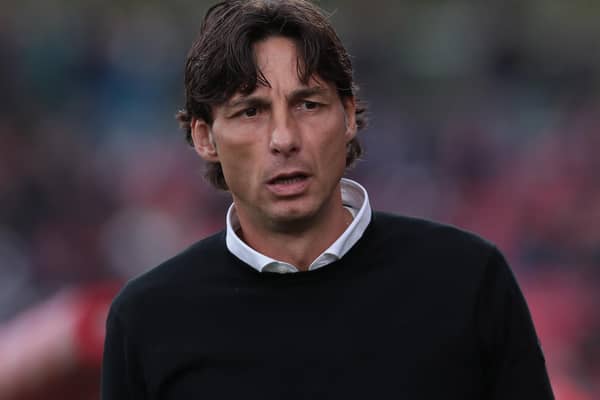Former Crawley Town head coach Gabriele Cioffi lauded his new club Udinese after stunning Serie A powerhouses AC Milan on Saturday evening. Picture by Emilio Andreoli/Getty Images