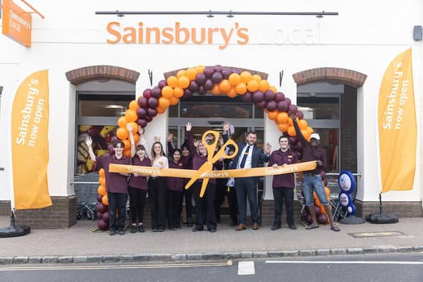 A new Sainsbury's store opened today in Henfield