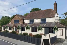 The village pub - on the Surrey-Sussex border - is to reopen this year after a major revamp