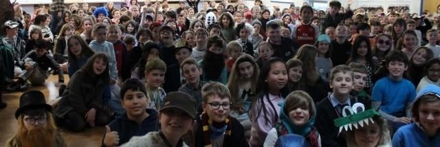 Some of the wonderful costumes for World Book Day at Chesswood Junior School
