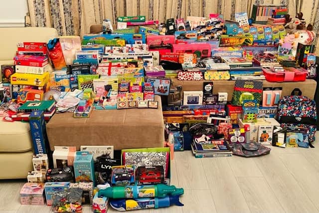 Crawley school girl collects 373 presents for Horsham Salvation Army Toy Appeal