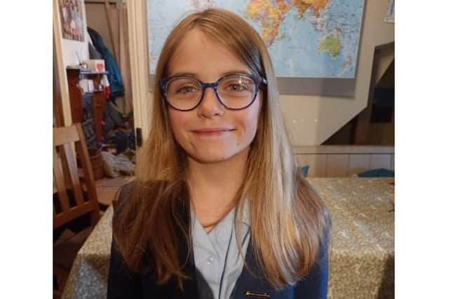 Sophie Cartner, 12, is to have all her hair shaved off to help children suffering hair loss. Photo: contributed