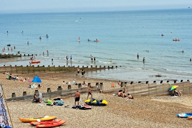 Residents from Eastbourne were out in force as they basked in the hot sun over the weekend (June 10 and 11).
