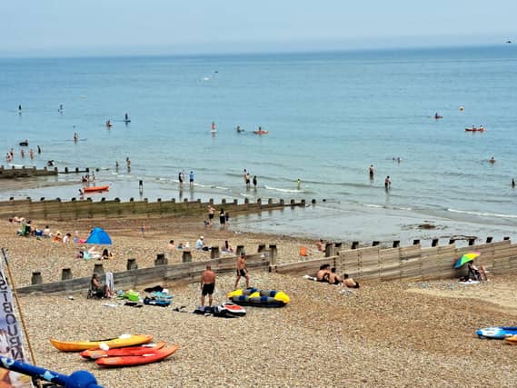 Residents from Eastbourne were out in force as they basked in the hot sun over the weekend (June 10 and 11).