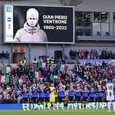 Players take part in a minutes applause in memory of former Tottenham Hotspur fitness coach Gian Piero Ventron ahead of the Premier League match against Brighton