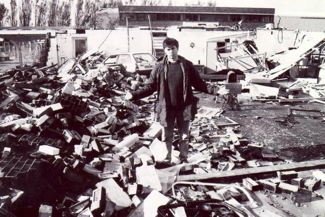 The Great Storm of 1987 in Eastbourne: 21 pictures of the destruction in the town