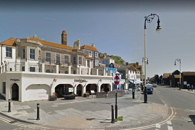 Webbe's Rock-a-Nore - 1 Rock-a-Nore Rd, Hastings - 4.5/5 - 1,335 reviews. Picture from Google.