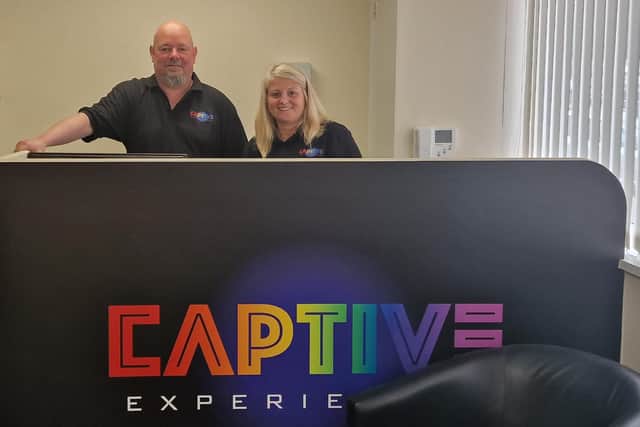 Daniel Harrison and Donna Harrison at Captive Experiences Ltd. Picture: Contributed