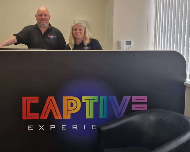 Daniel Harrison and Donna Harrison at Captive Experiences Ltd. Picture: Contributed